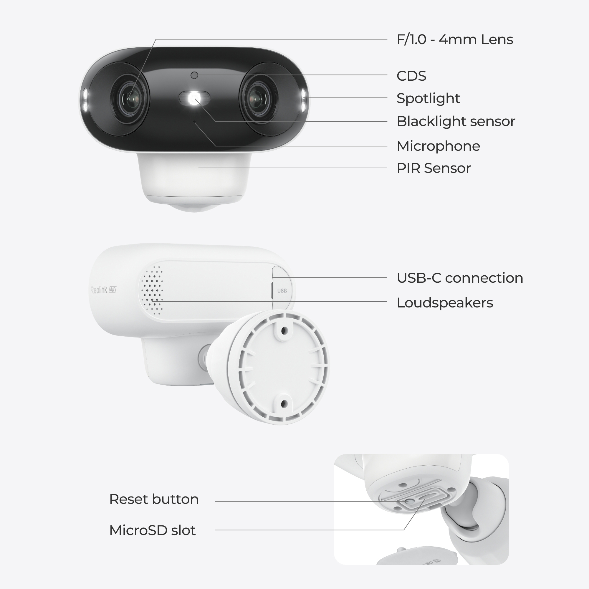 reolink Security camera reolink 2.4/5ghz180 colorx ip66 8mp