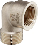 ALKŪNĖ BRONZINĖ 90° 1/2"X1/2" VIDUS/IŠORĖ