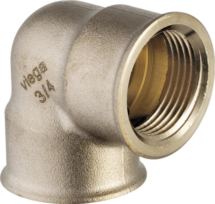 ALKŪNĖ BRONZINĖ  90° 1"X1" VIDUS/VIDUS