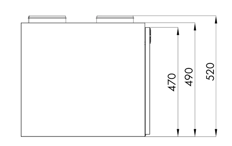 Ilmanvaihtokone Airfi Model 130 R - Ilmanvaihtokoneet - 6430072691471 - 7