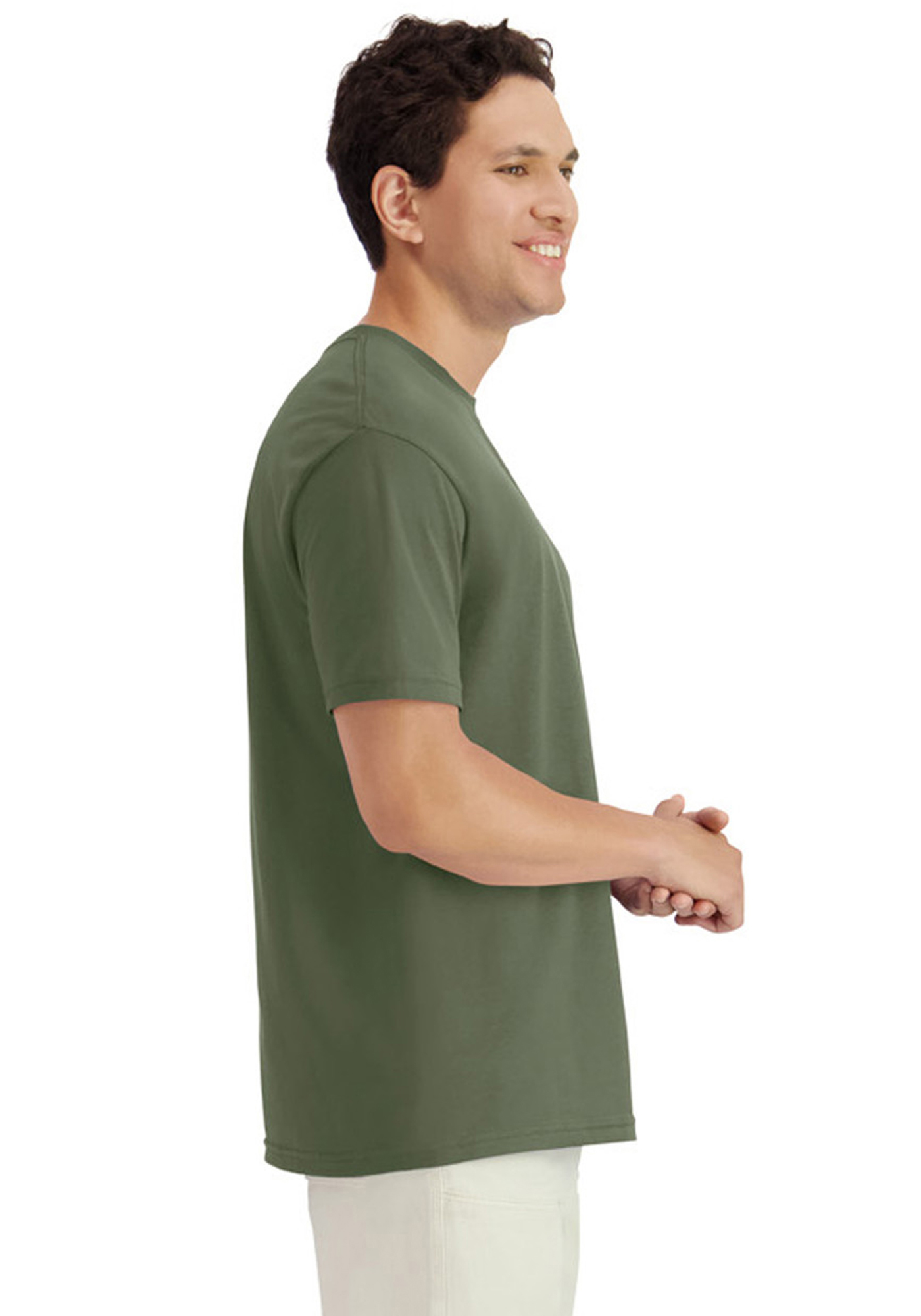 gildan T-shirt gildan 3000 army green  m
