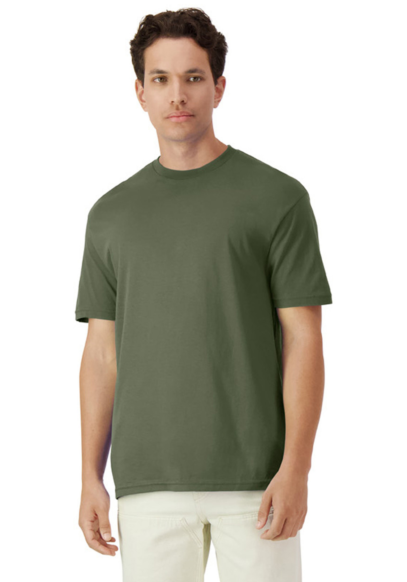 gildan T-shirt gildan 3000 army green  m