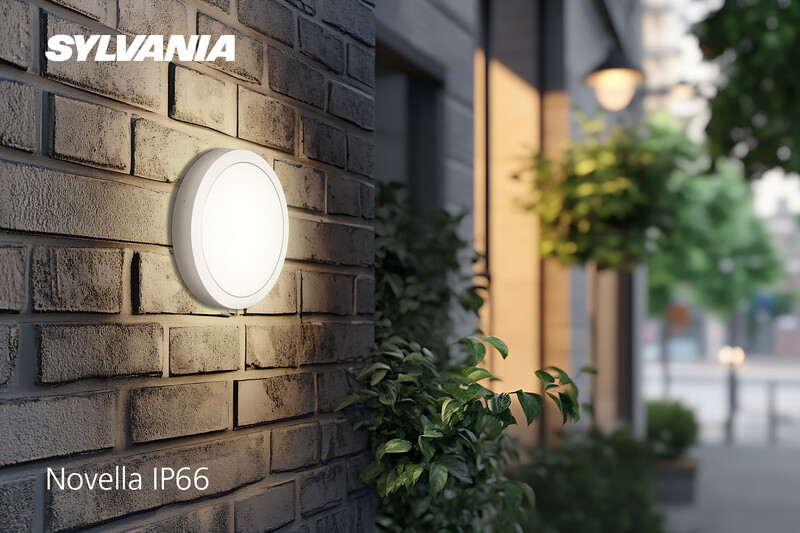 sylvania Seinä-/kattovalaisin novella ip66 300 1050-2800lm 3/4k va