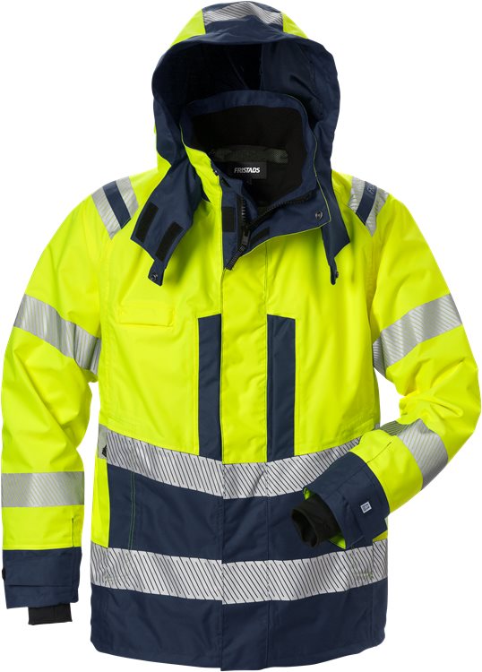 fristads Shell jacket fristads hi-vis 4515 gtt 171 size m