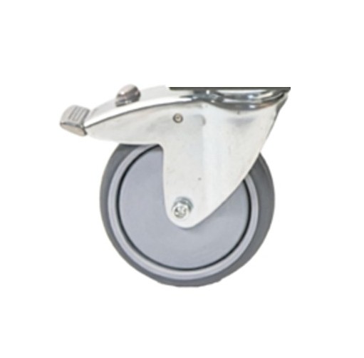 mirka Hjul mirka casto 125mm broms sol.tr. ii