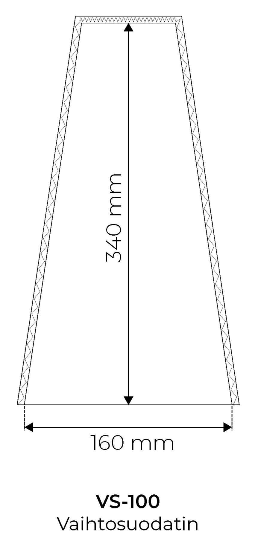 velco Vaihtosuodatin velco vs-100,vsr-100,vlr-100 100kpl
