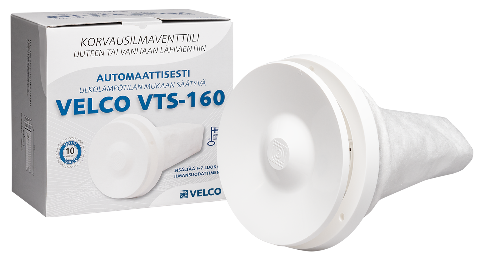 KORVAUSILMAVENTTIILI VELCO VTS-160