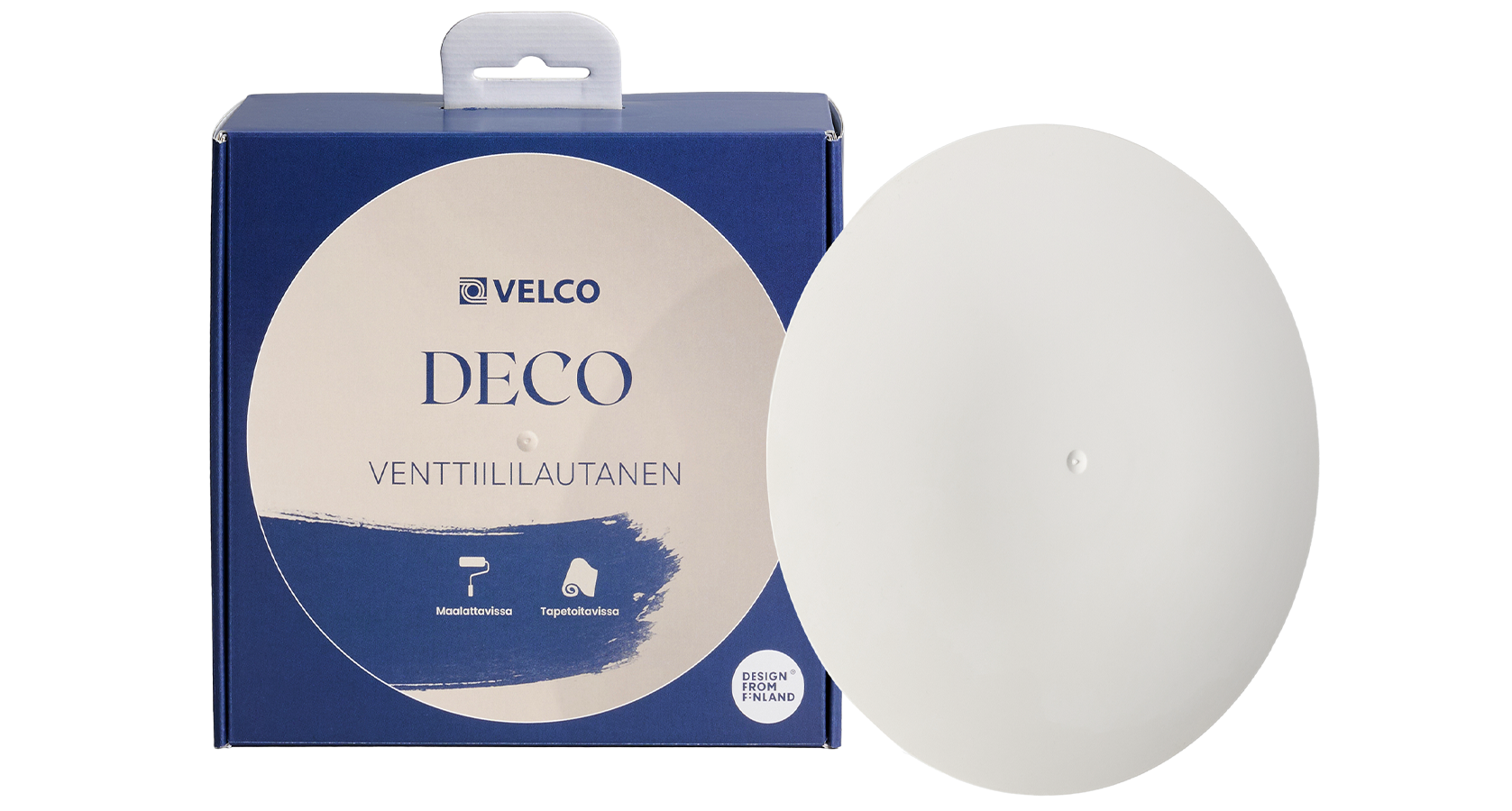 velco Valve plate velco deco white