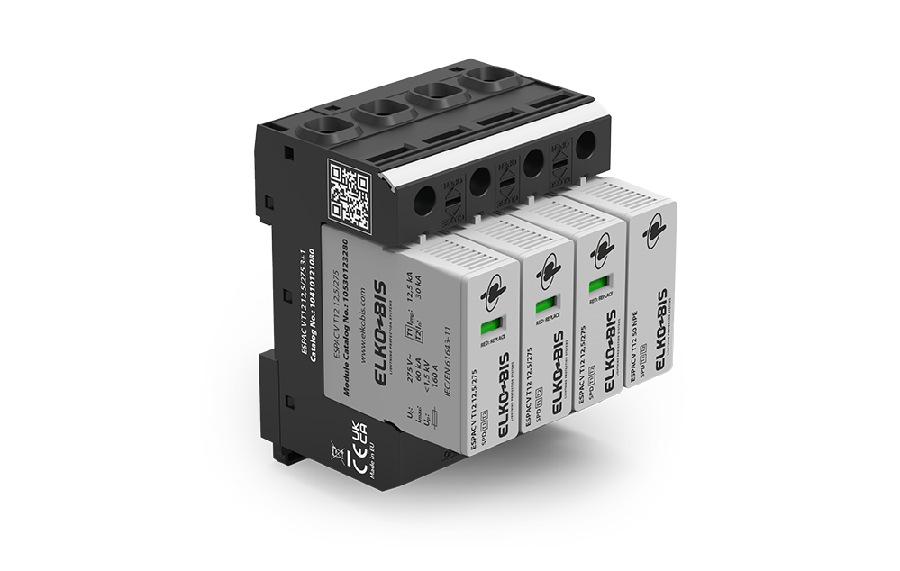 KOMBINĒTAIS PĀRSPRIEGUMA NOV. ESPACV T1+2 12,5kA/275V 3+1