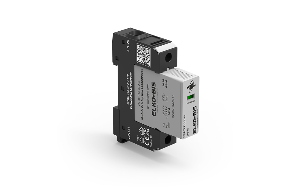 PĀRSPRIEGUMA NOVADĪTĀJS ESPACV T2 20kA/275V 1+0