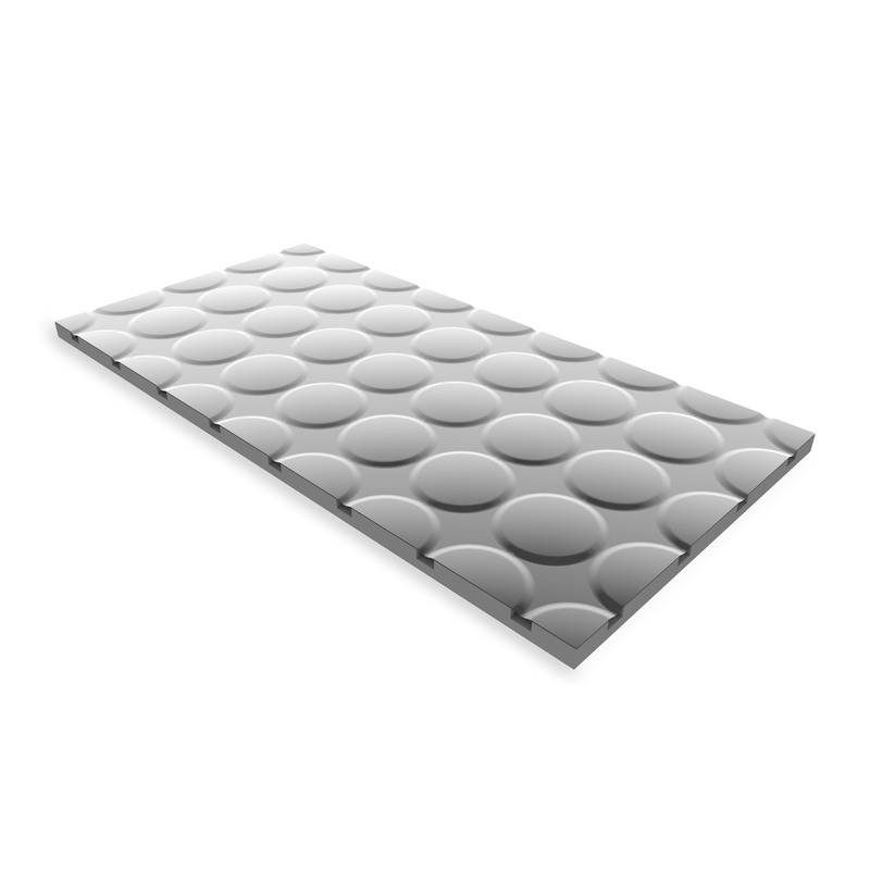 rauheat Lattialämmityslevy rauheat kääntö 1200x600x25mm 16mm k150