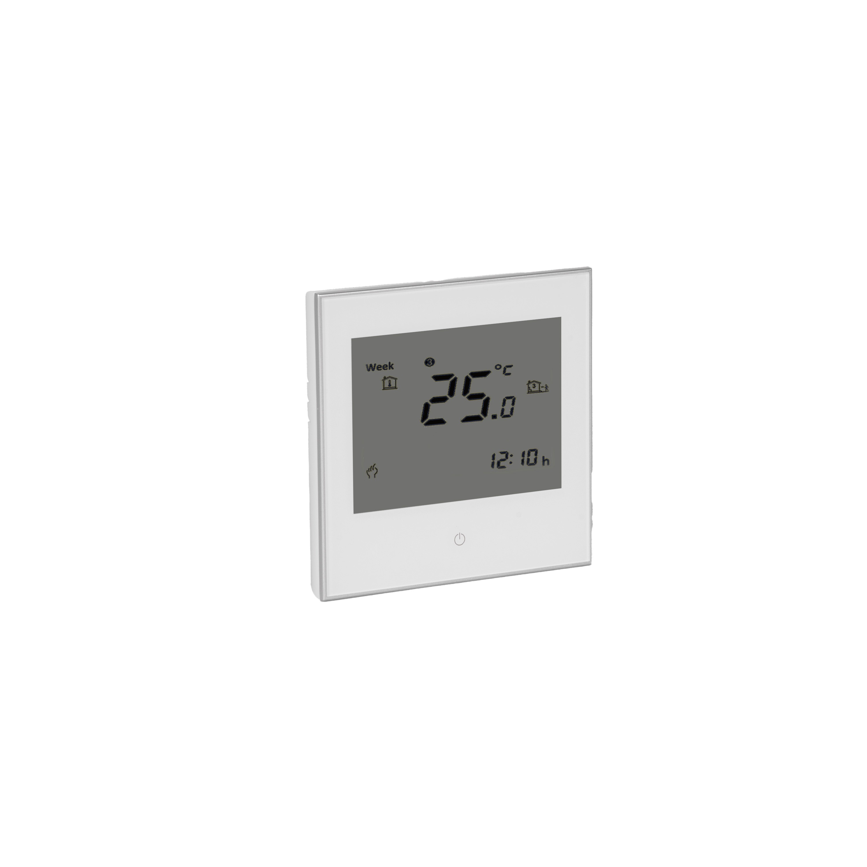 THERMOSTAT DESIGN RAUHEAT 24V NC/NO WHITE BHT-1000