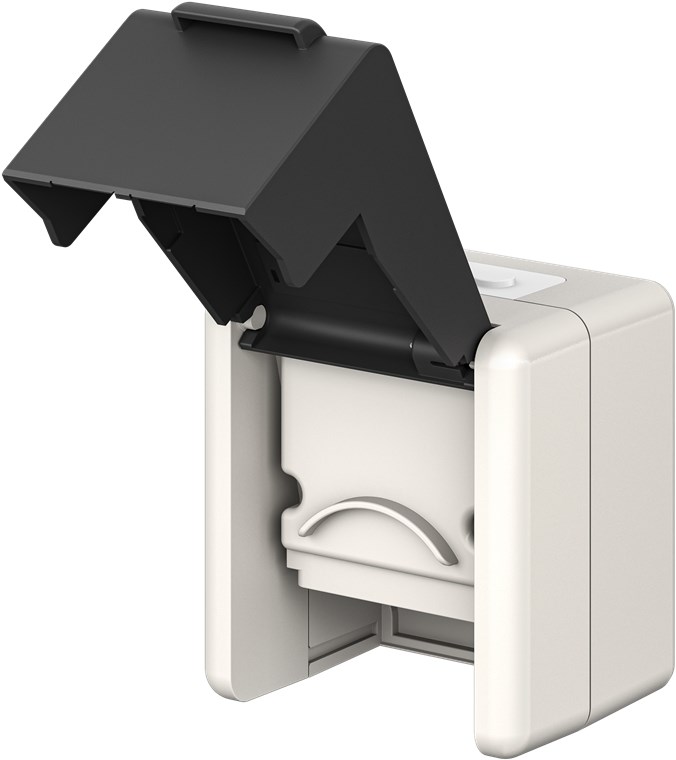 YTMONTERAD LÅDA 2XRJ45 KEYSTONE
