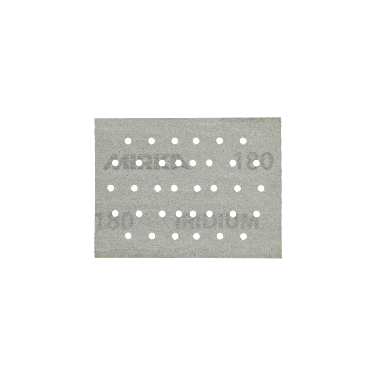 SANDING SHEET MIRKA IRIDIUM 75X100MM GRIP 36H 180 10PCS