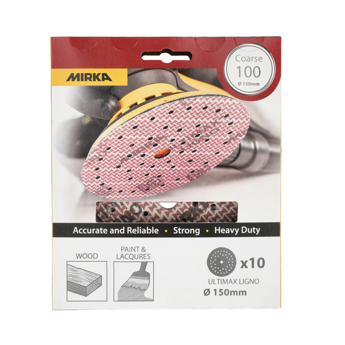 mirka Hiomapyörö mirka ultimax ligno 150mm tarra multifit p100 10kp
