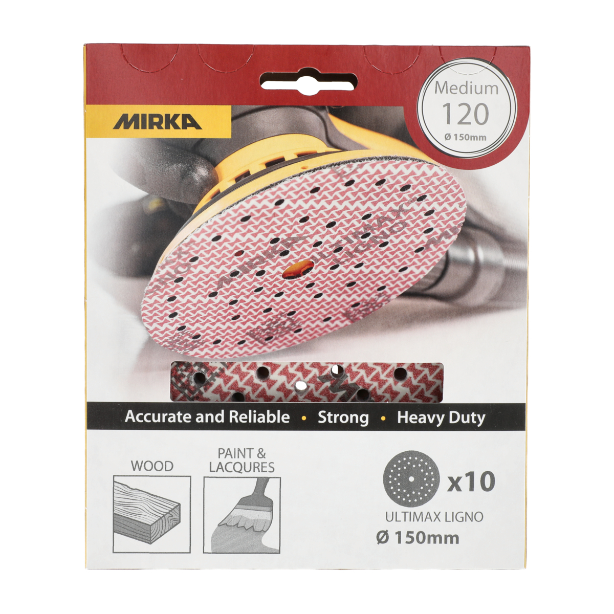 mirka Hiomapyörö mirka ultimax ligno 150mm tarra multifit p120 10kp