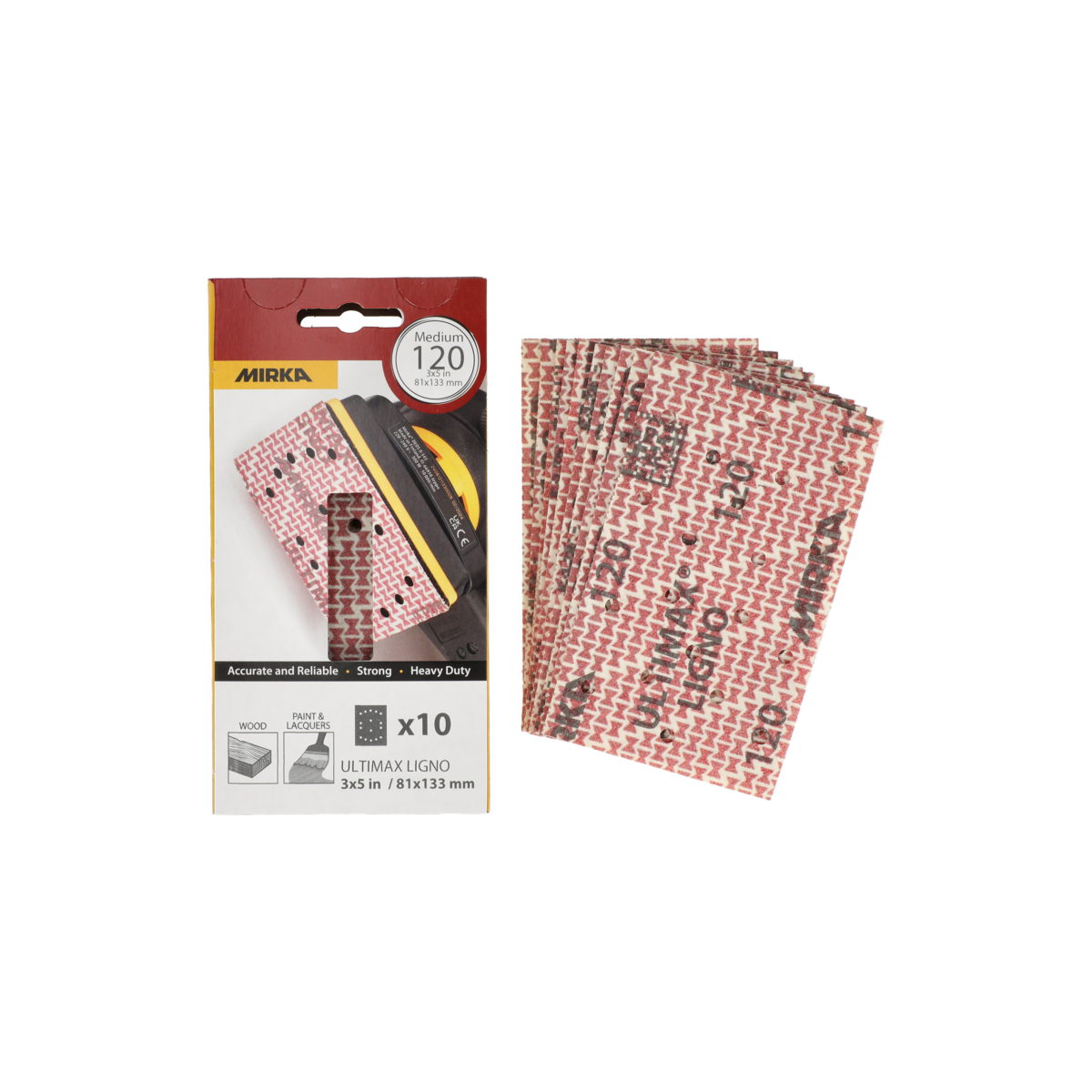 mirka Hiomaliuska mirka ultimaxligno 75x100 tar multifit p100 10kpl