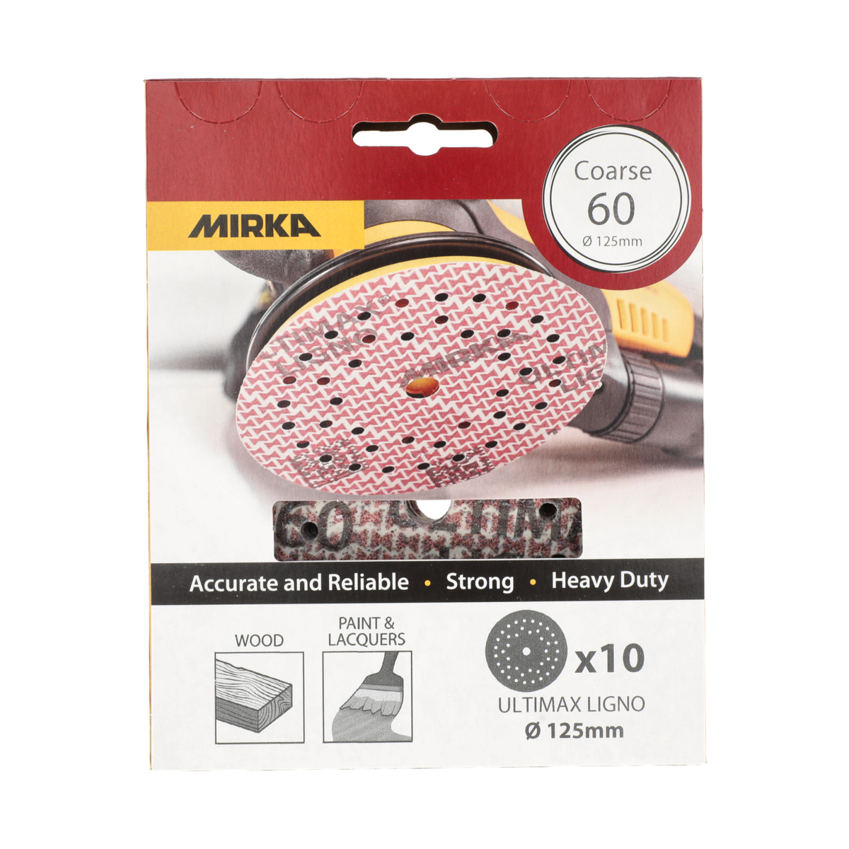 mirka Hiomapyörö mirka ultimax ligno 125mm tarra multifit p40 10kpl