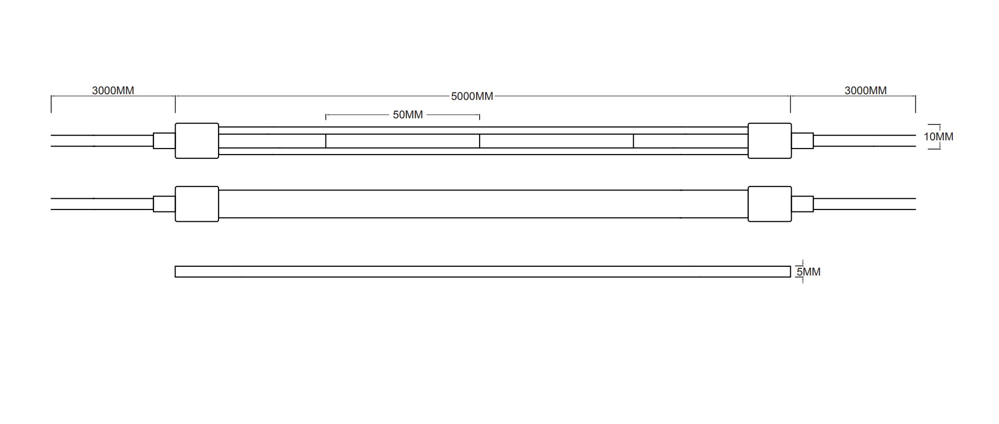 onnline Led strip onnstrip ip65 5m 24v 800lm/m 930/940