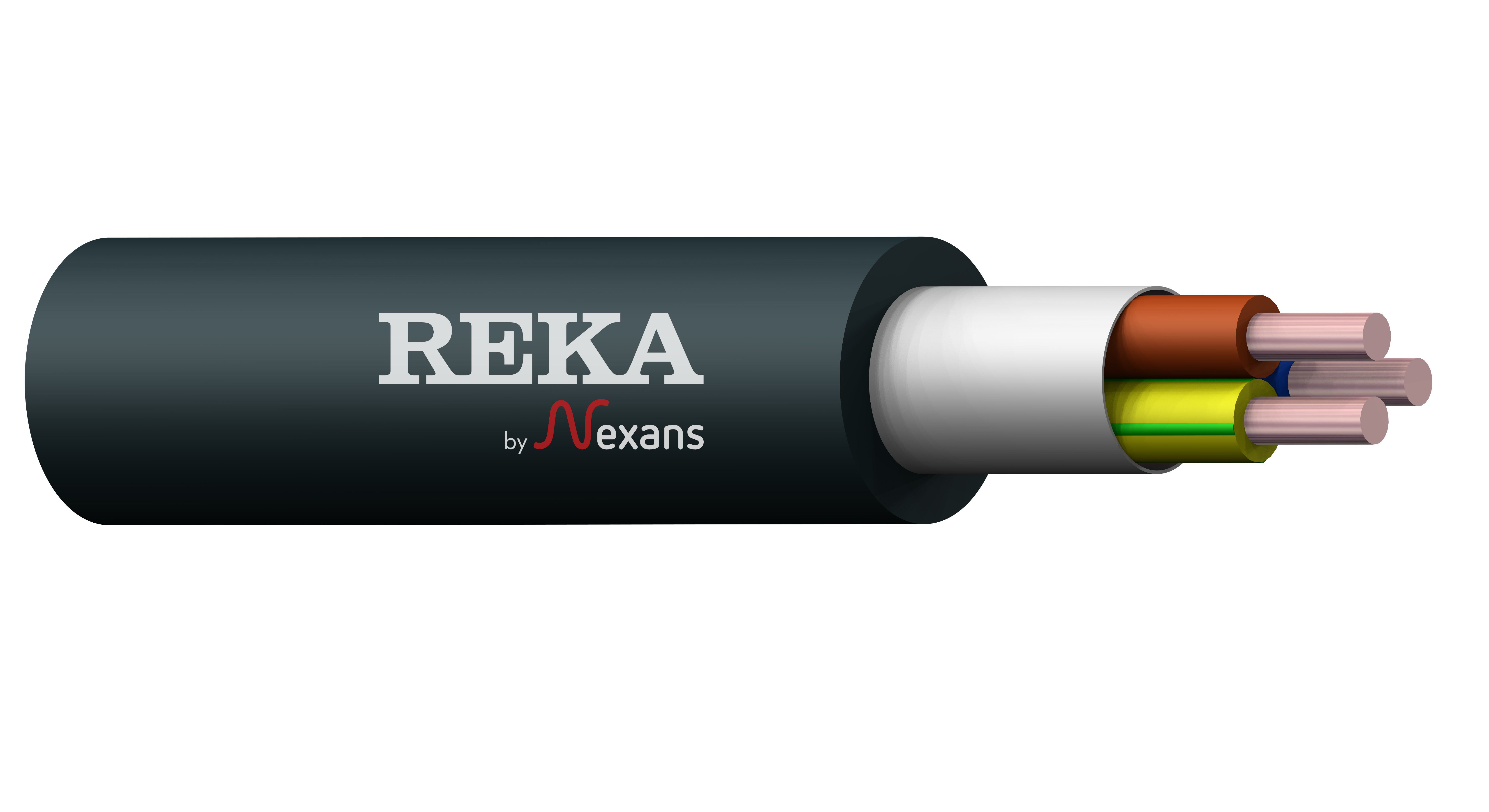 ASENNUSKAAPELI-HF REKA EQQ LiteRex 3x1,5 S MU R50 Dca