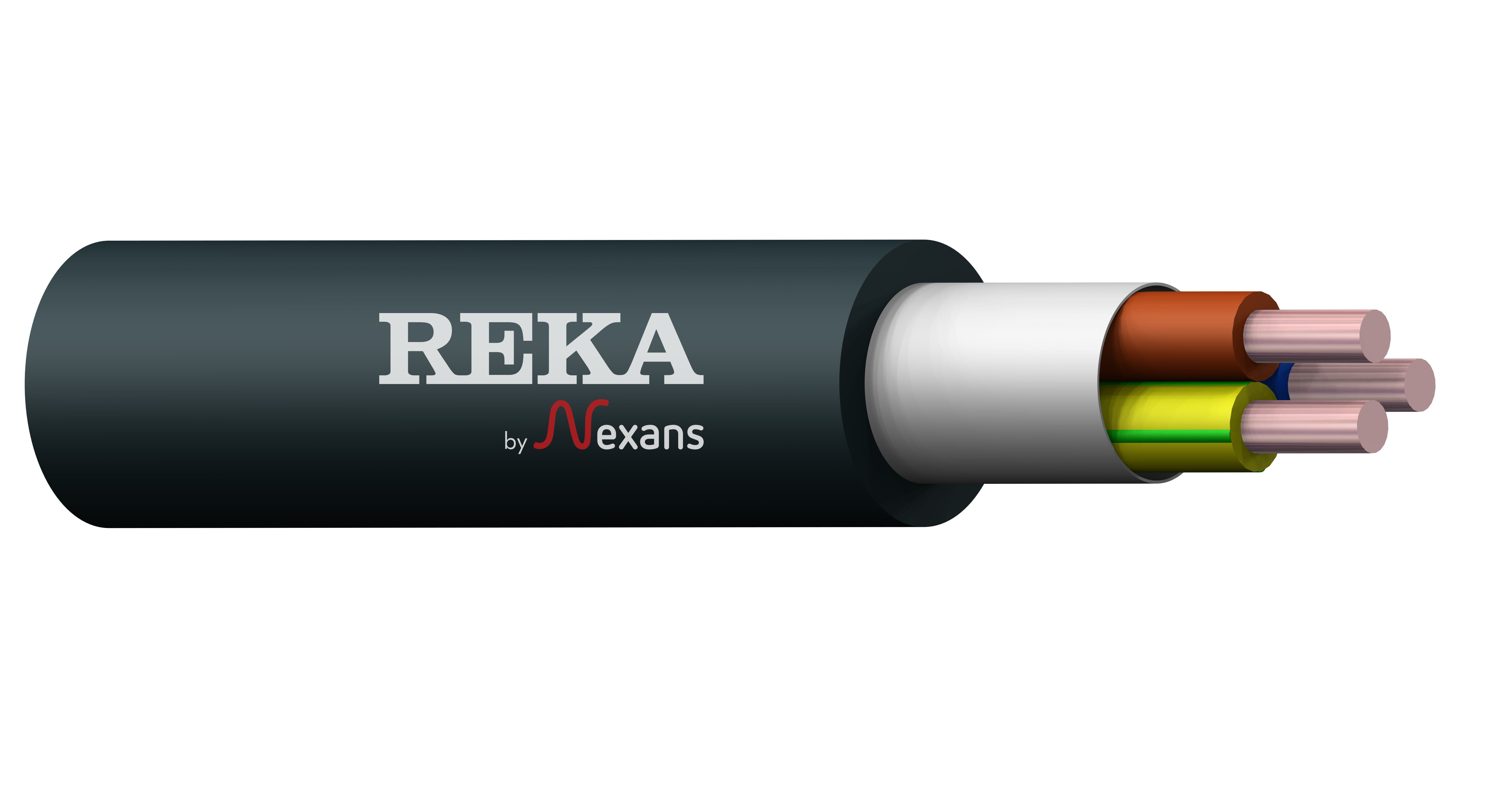 ASENNUSKAAPELI-HF REKA EQQ LiteRex 3x2,5 S MU R50 Dca