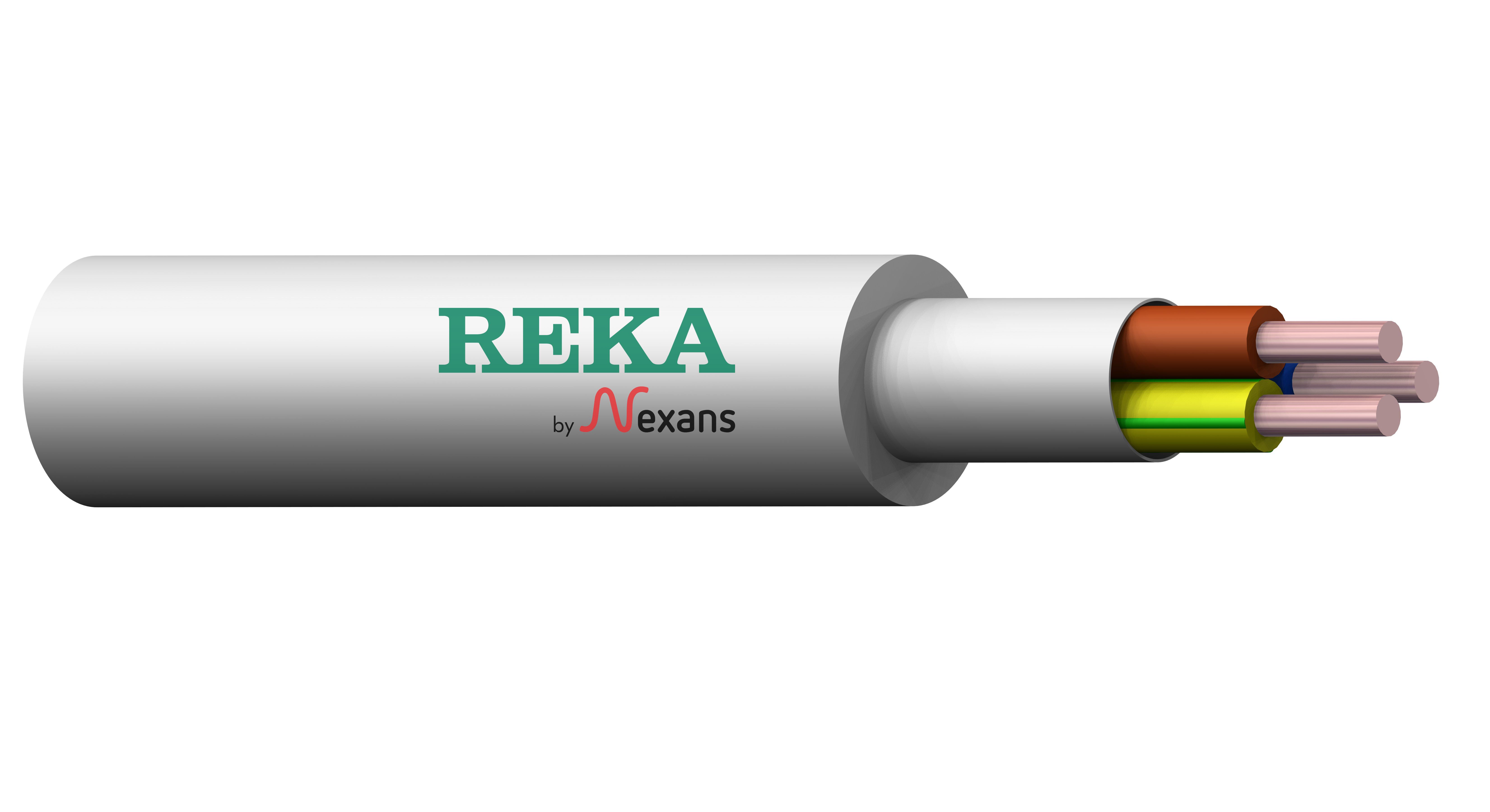ASENNUSKAAPELI-HF REKA EQQ LiteRex 3x1,5 S R50 Dca