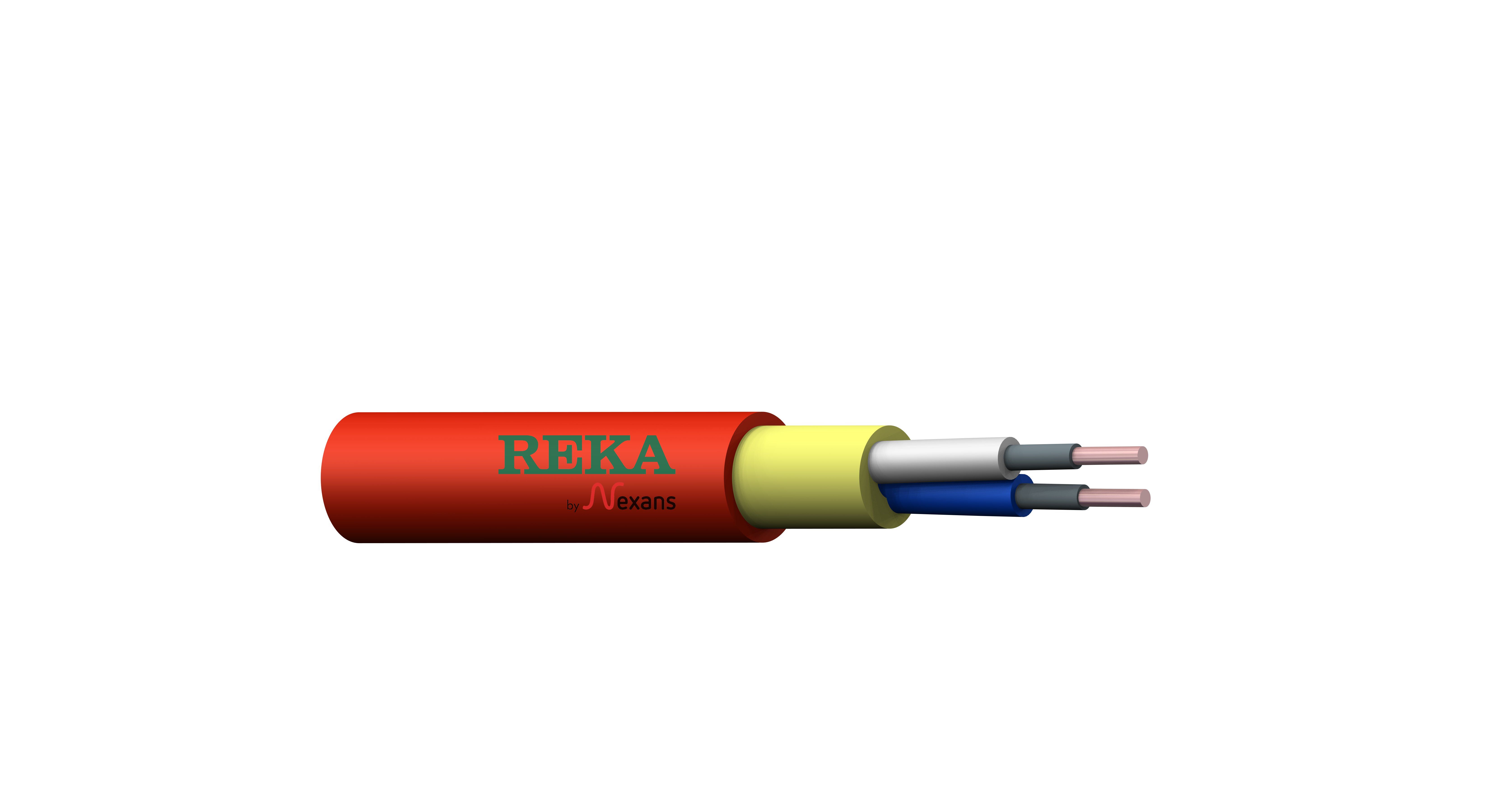 BRANDLARM KABEL FRHF-ELQY 2X1 RÖD KAP