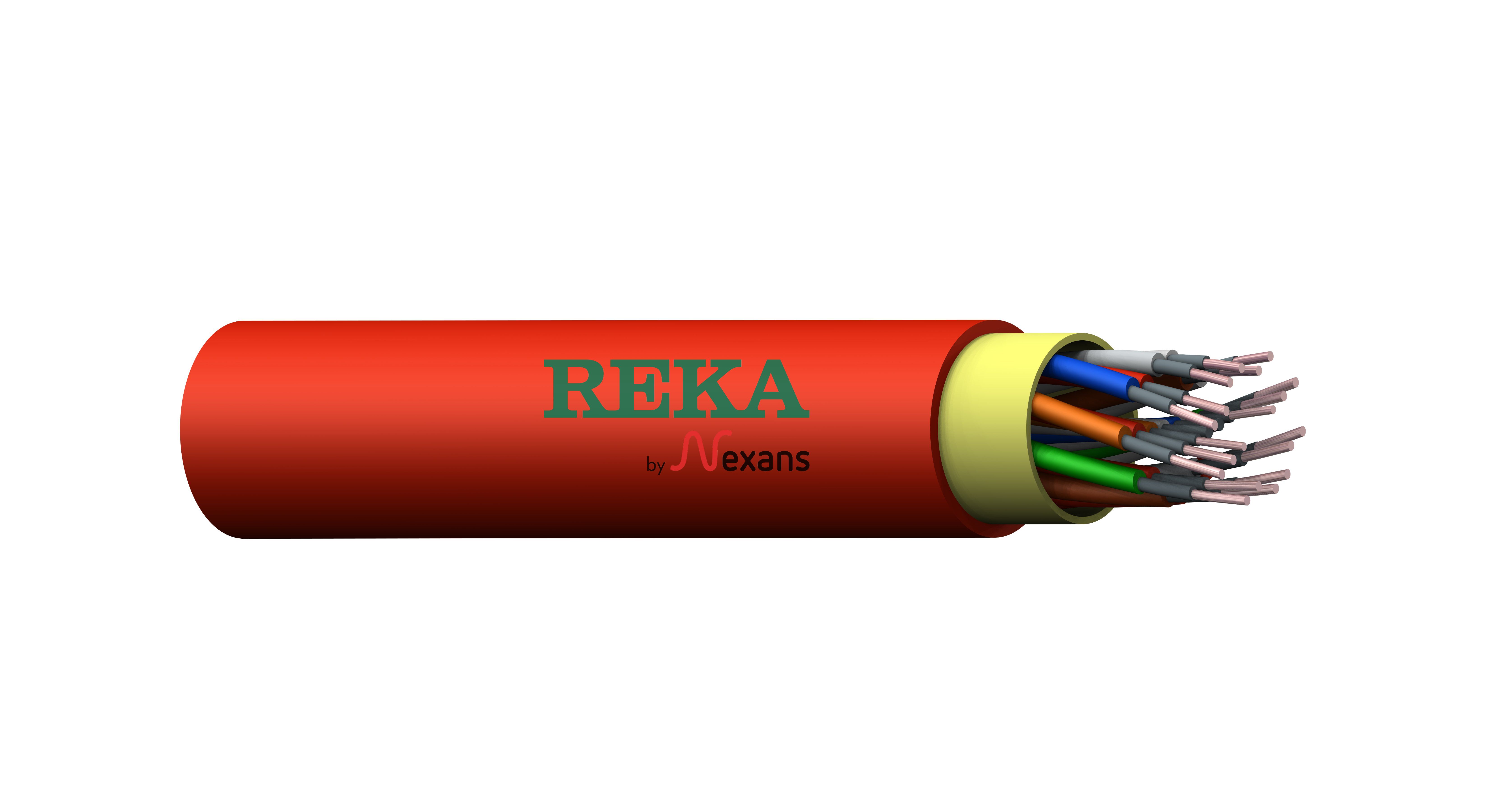 BRANDLARM KABEL FRHF-ELQY 10X2X1 RÖD KAP