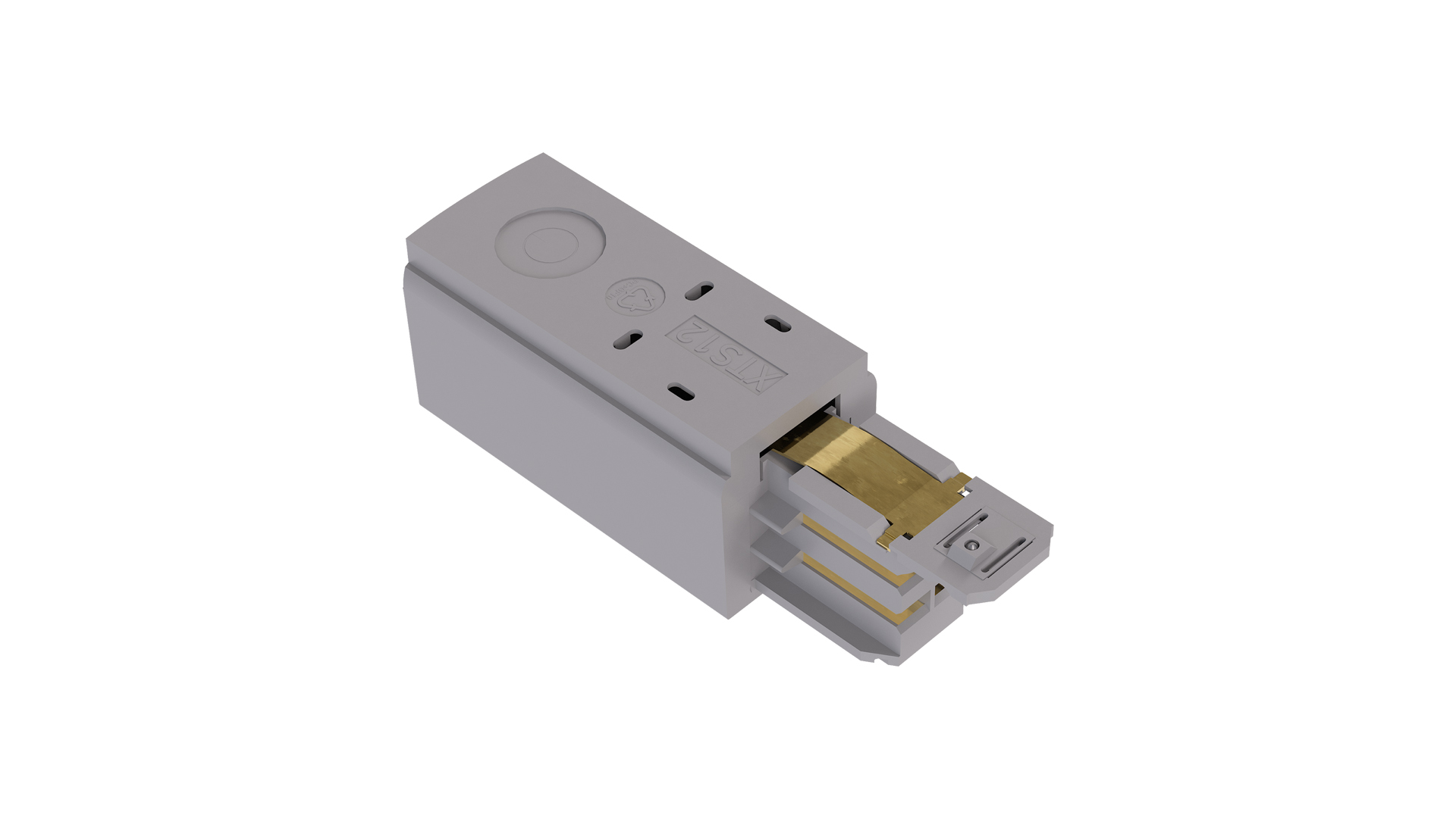 global trac Connector 3-circuit xts 12-1 3-v gray