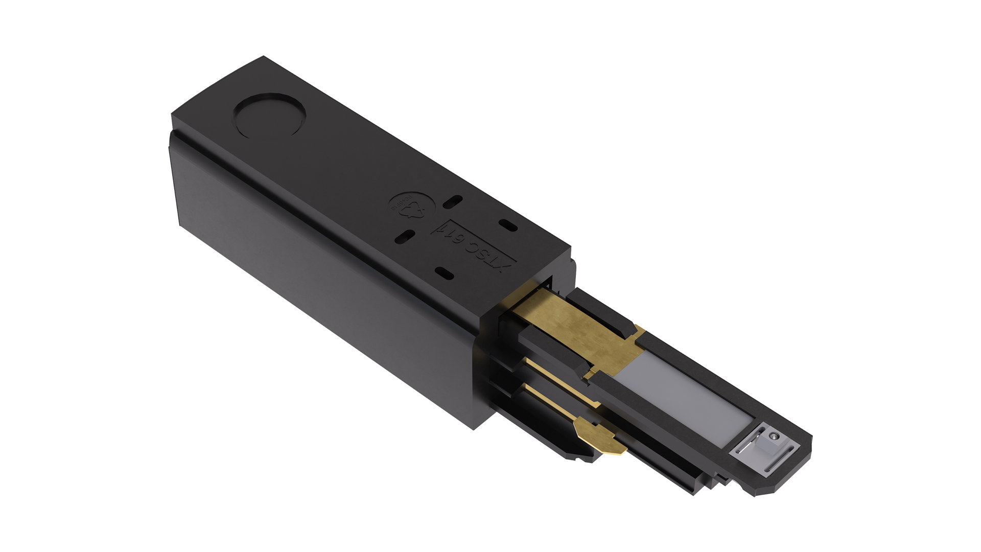 LIGHTING TRACK ACCESSORY XTSC611-2 BLACK