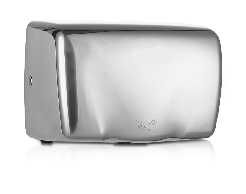 Håndtørker Mini Smart 1250W IPX1 krom horisontal