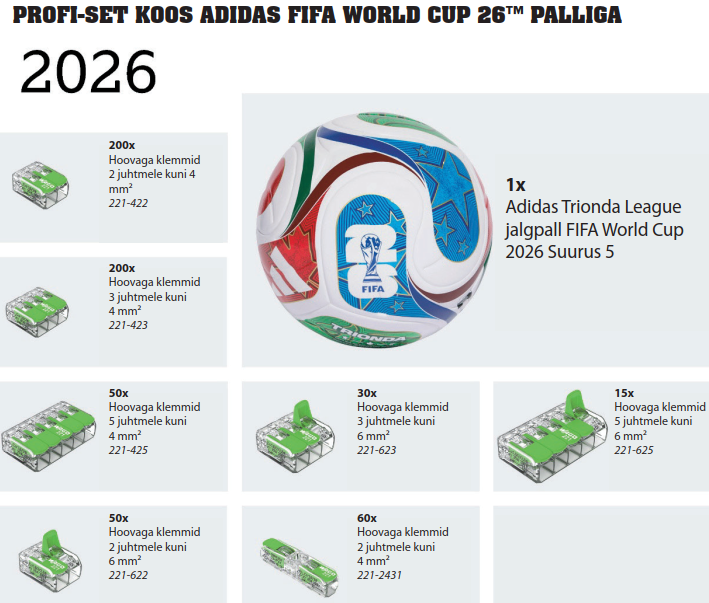 WAGO KAMPAANIA 2026 FIFA WORLD CUP
