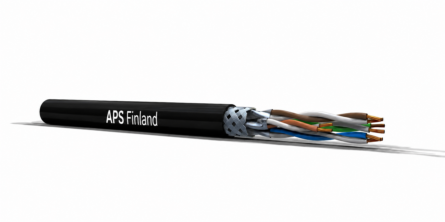 TIETOVERKKOKAAPELI-CAT7 CAT7 S/FTP 4P PUR ECA K500