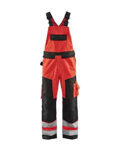blåkläder Hängselbyxa blåkäder storlek d100 röd/svart