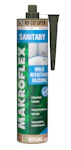 SILIKONAS MAKROFLEX 280ML BALTAS SANITARINIS