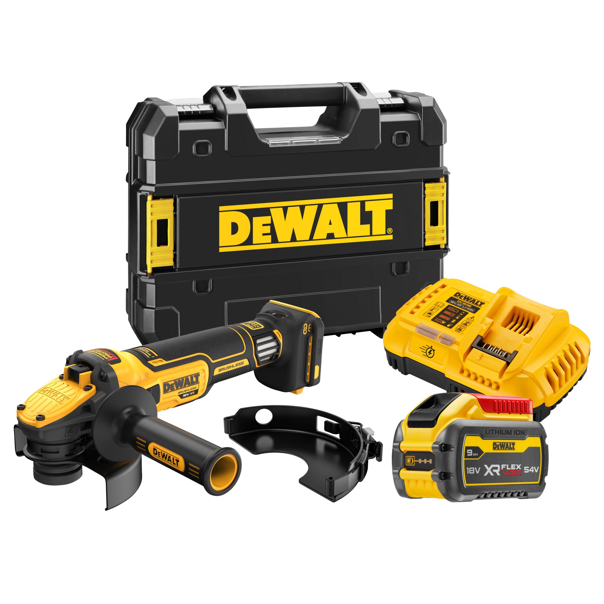 AKKUKULMAHIOMAKONE DEWALT 18V XR 125MM 9,0AH