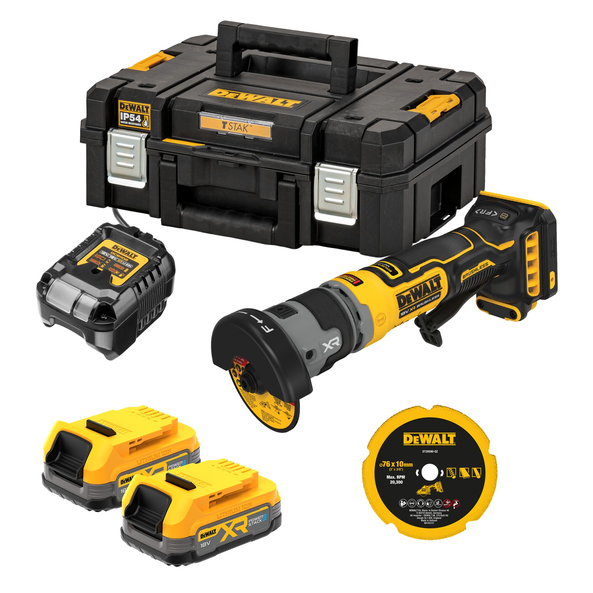 dewalt Akkulaikkaleikkuri dewalt 18v xr 2x1,7ah tstak