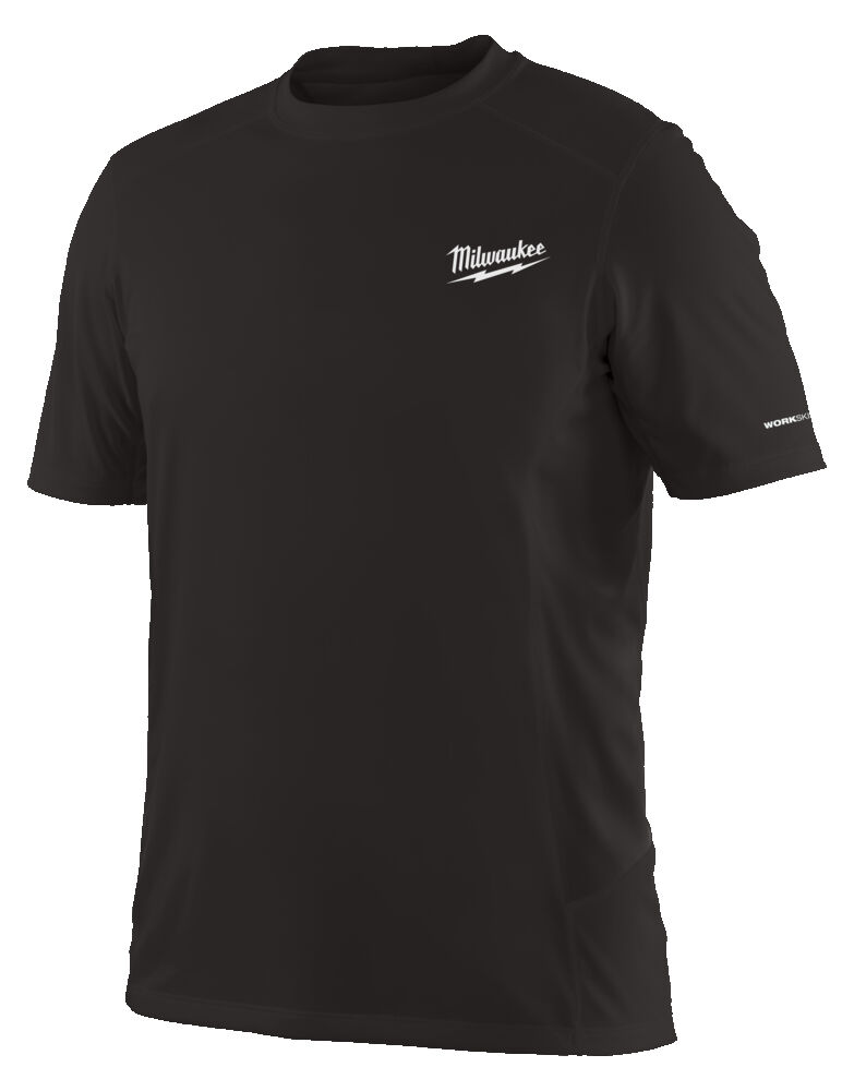 milwaukee T-shirt milwaukee warm weath kort sva wwssblxxl