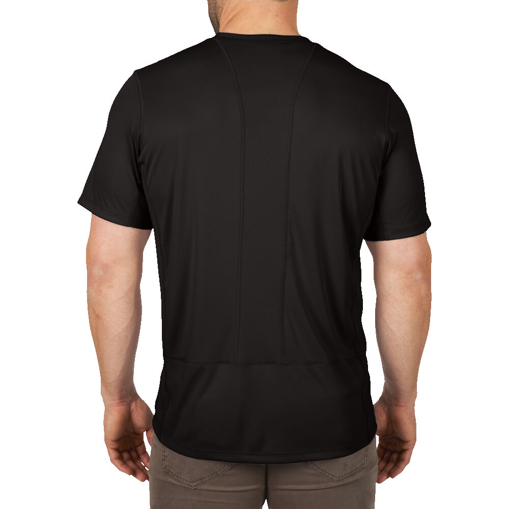 milwaukee T-shirt milwaukee warm weath kort sva wwssblxxl