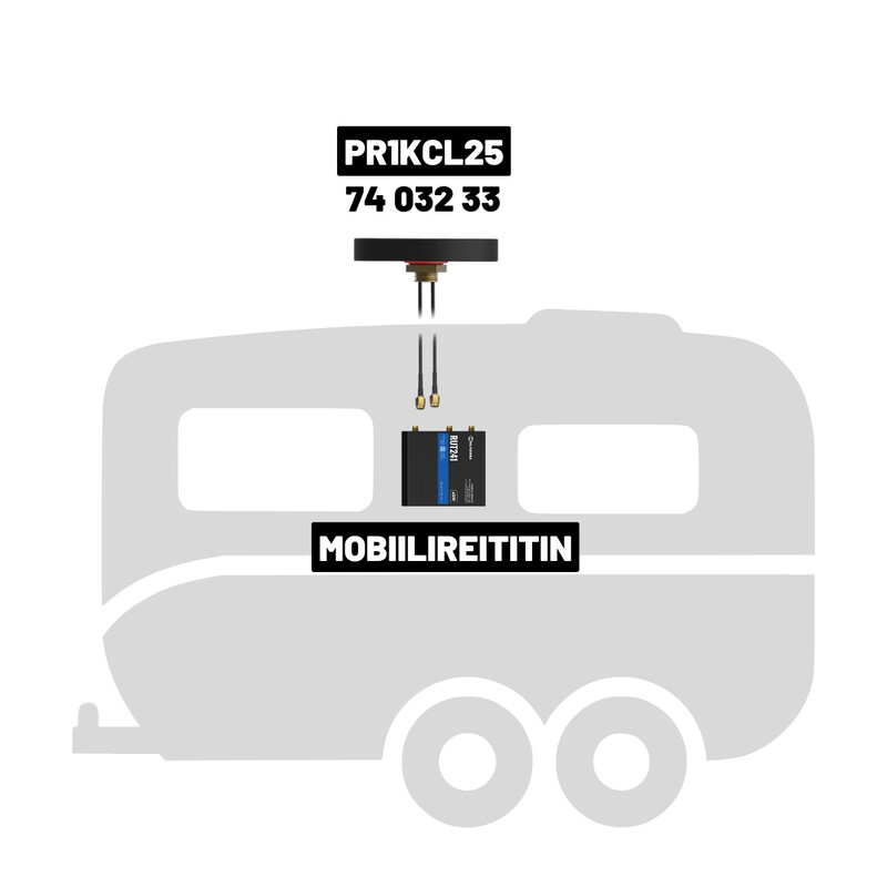teltonika Antenn mimo lte 2x3m kabel sma-hane