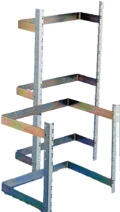 WALL BRACKET RITTAL 42U PAIR OF RAILS