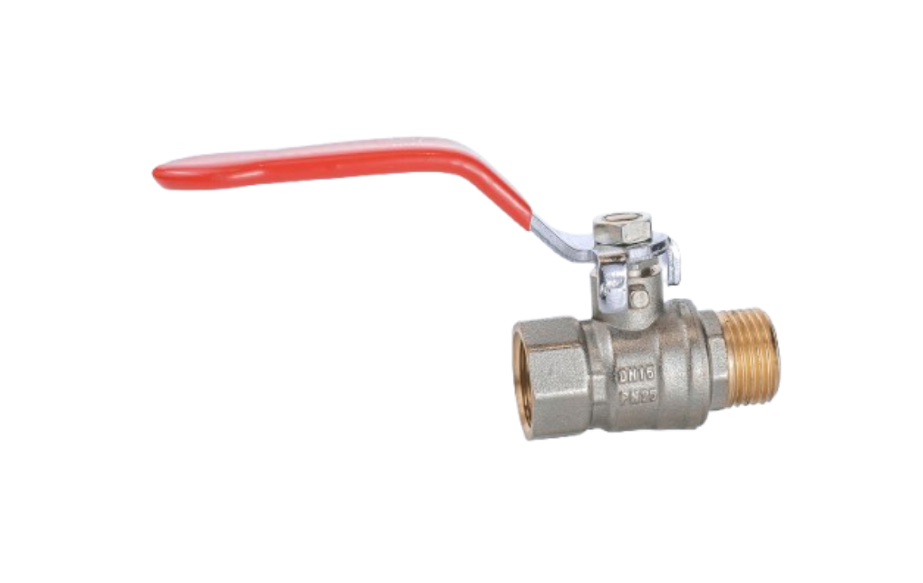 KUULKRAAN MESSING NIKKEL 1"1/2 S/V PN25