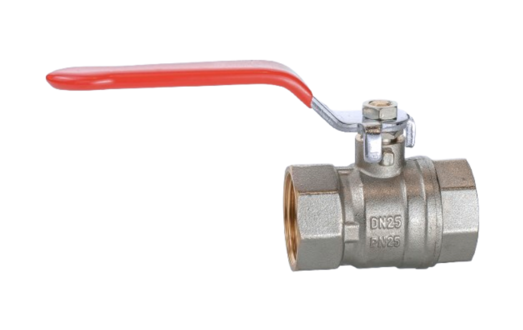 KUULKRAAN MESSING NIKKEL 1" S/S PN25