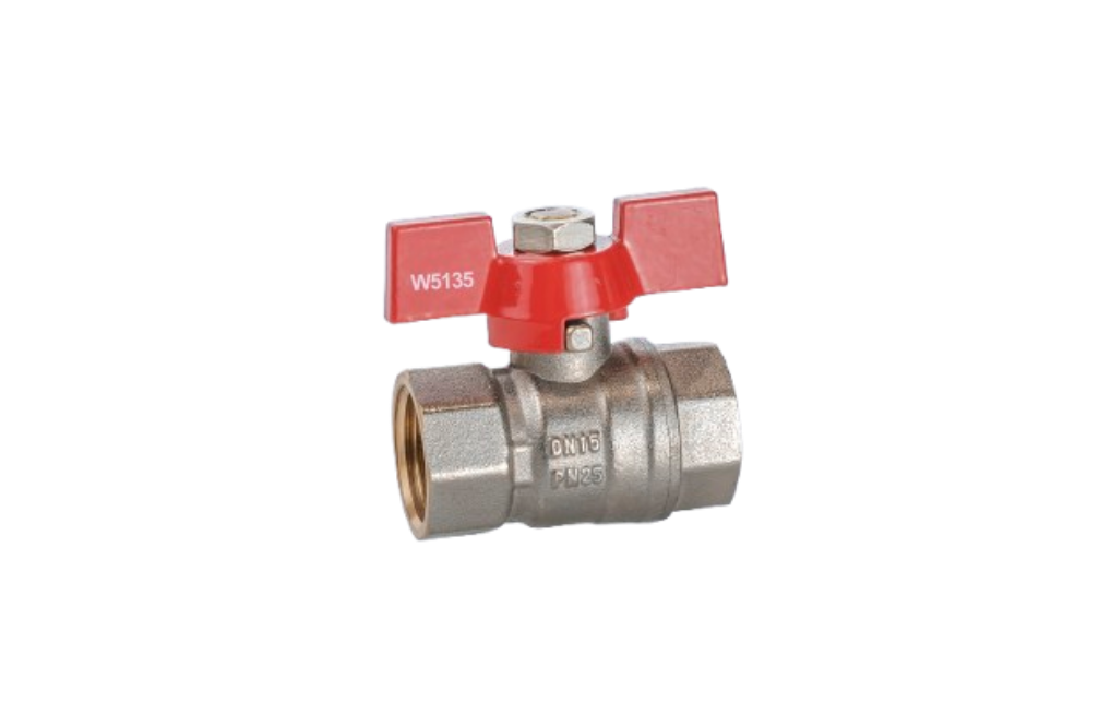 KUULKRAAN MESSING NIKKEL 1" S/S PN25 LIBLIK