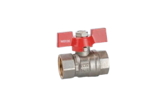KUULKRAAN MESSING NIKKEL 1" S/S PN25 LIBLIK