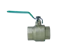 undefined Kuulkraan erimessing 2" s/s pn25