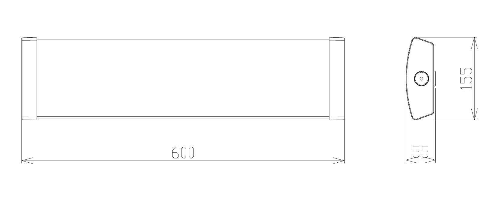 onnline Yleisvalaisin onnuni pro 600 ip44 827/830/840 2500lm