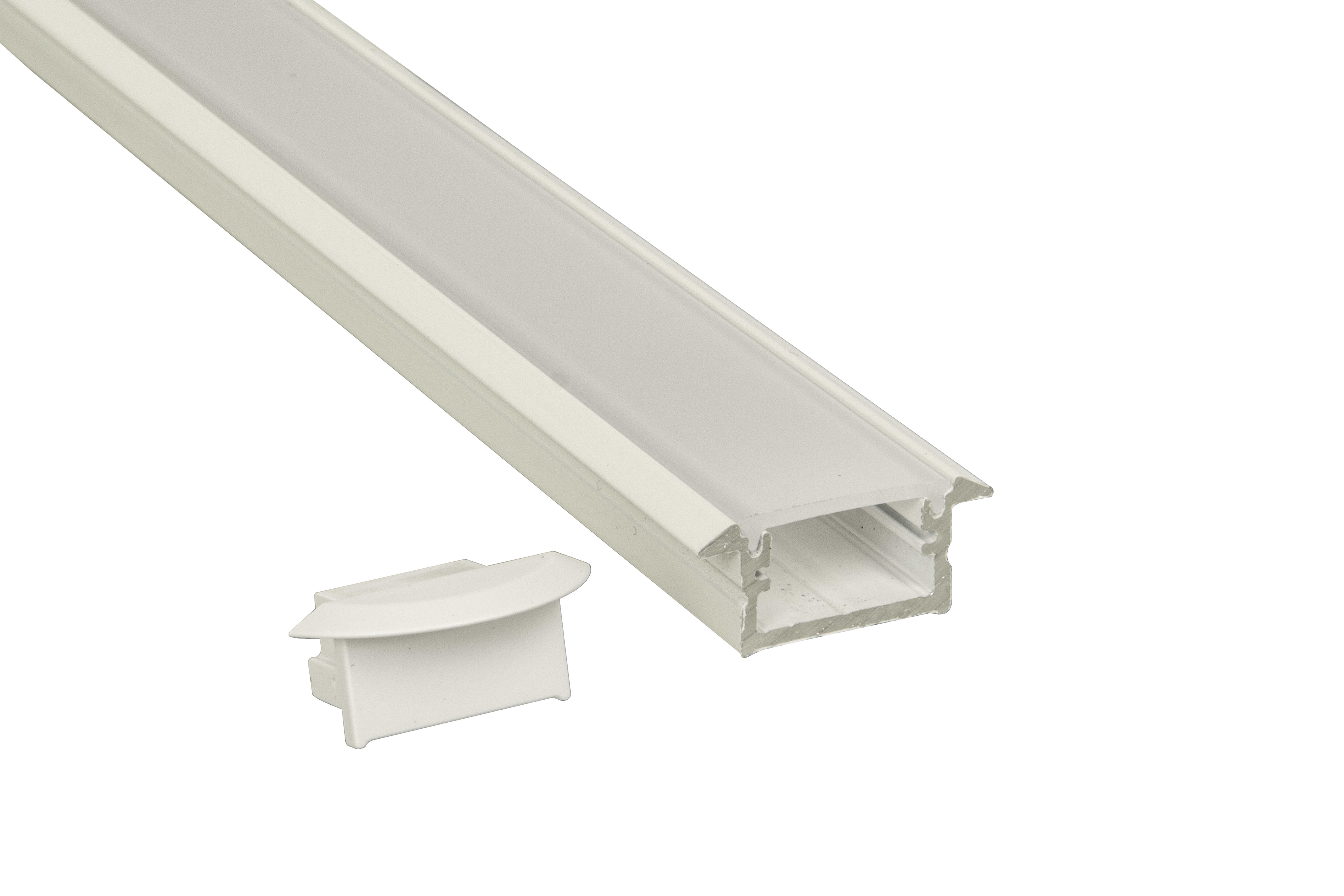 SCANSTRIP RECESSED HVIT 1,8M LED-PROFIL