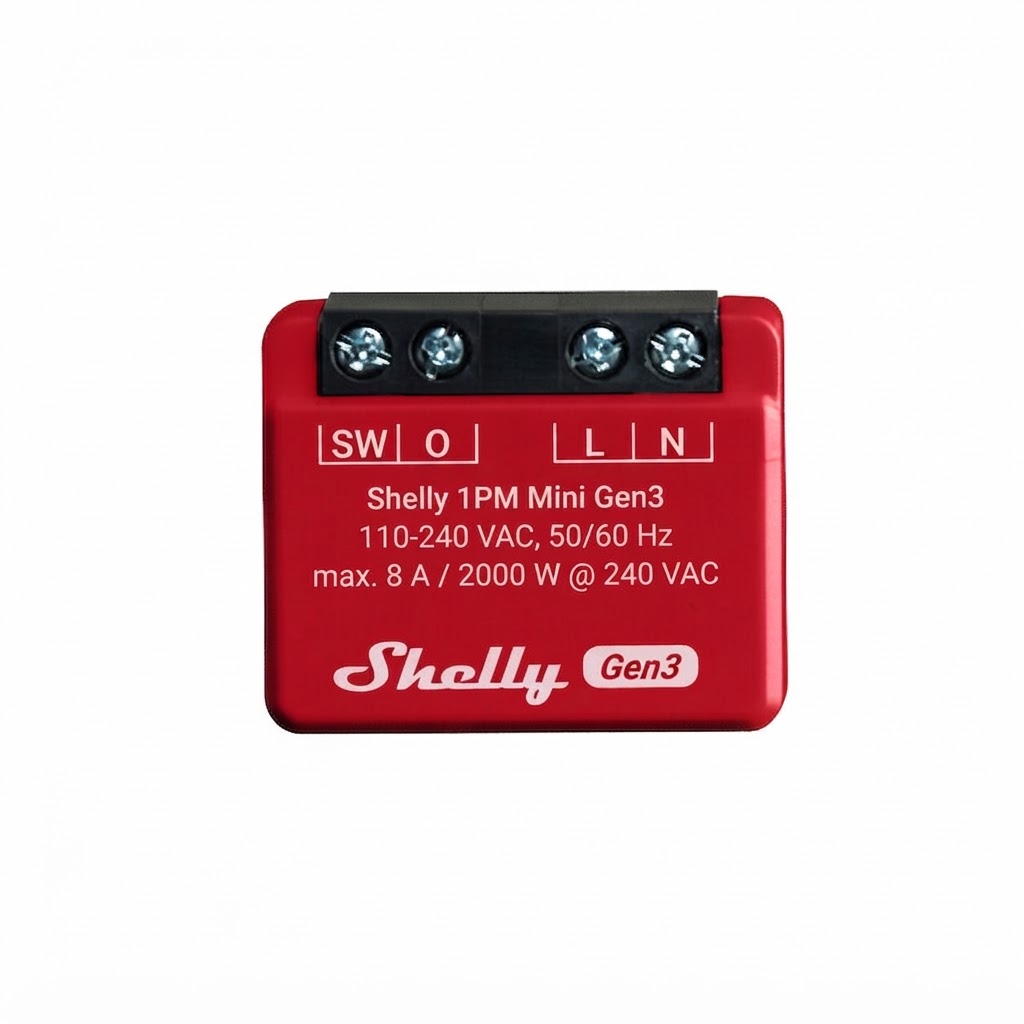 OHJELMOITAVA RELE SHELLY 1PM MINI GEN3