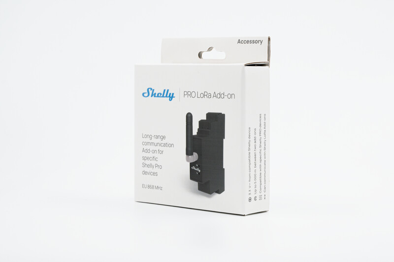 shelly Väyläliityntäyksikkö shelly pro lora add-on